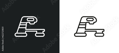 x-ray outline icon in white and black colors. x-ray flat vector icon from general collection for web, mobile apps and ui.