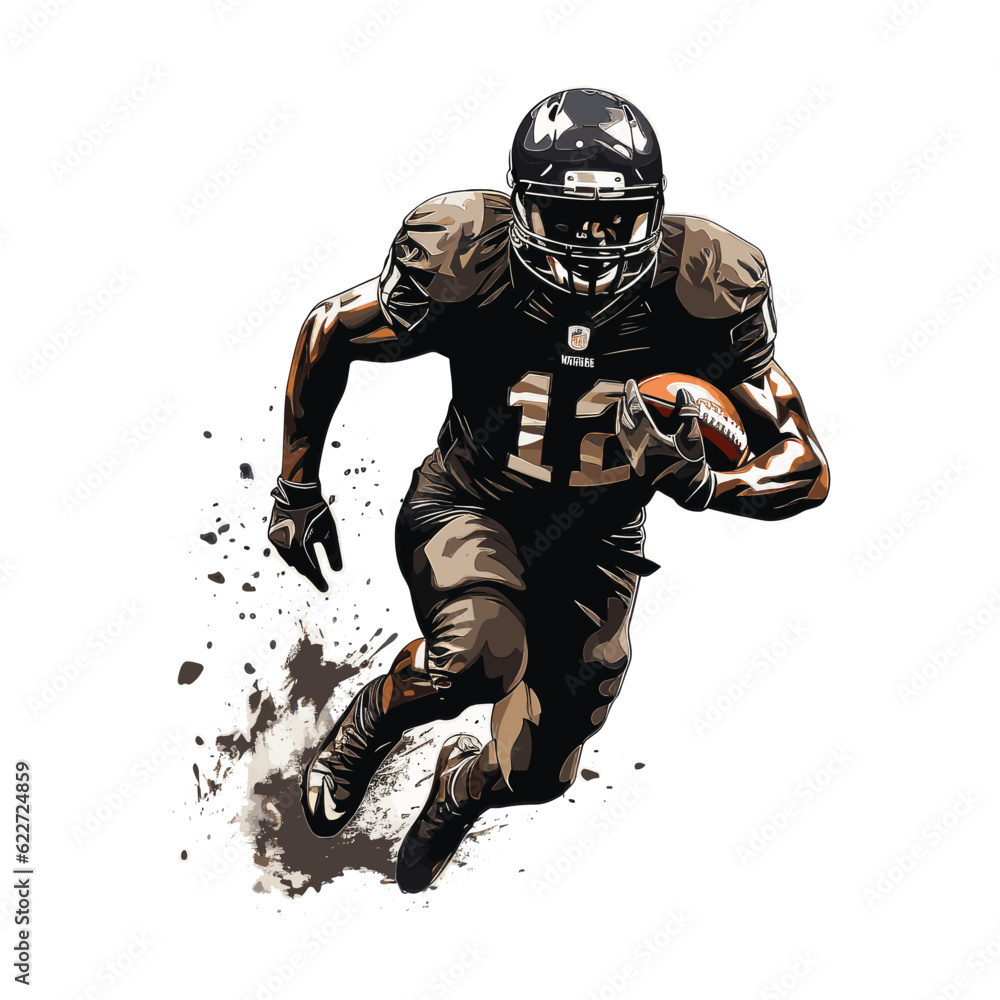 American Football vector illustration, Creative vector design for american football, Ball vector American Football vector illustration, Creative vector design for american football, Ball vector