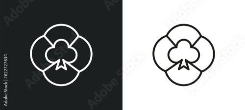 gambling outline icon in white and black colors. gambling flat vector icon from entertainment collection for web, mobile apps and ui.