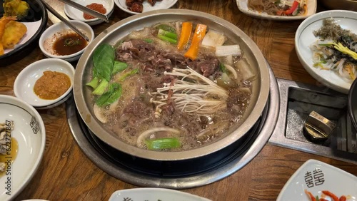 Korean food - Gyeongju Millenium Hanwoo beef stew