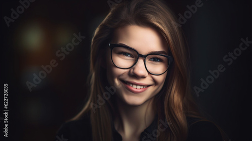 portrait of a smiling person background