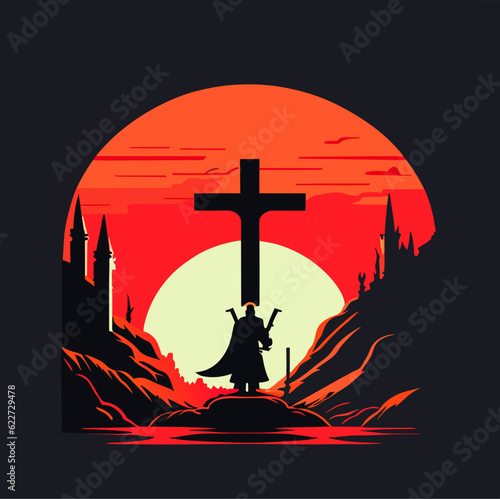 gravestone in the hell