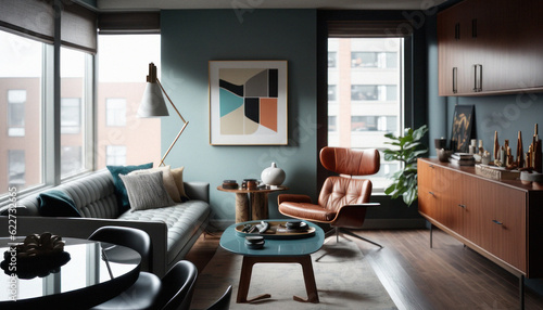 Canvas-taulu sophisticated living room