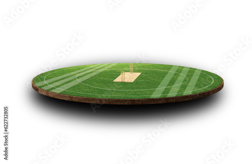 cricket stadium on the ground with png background