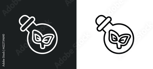greenhouse effect outline icon in white and black colors. greenhouse effect flat vector icon from ecology collection for web, mobile apps and ui.