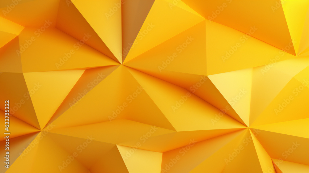 Geometrical Pattern, Yellow Geometrical Pattern, Yellow