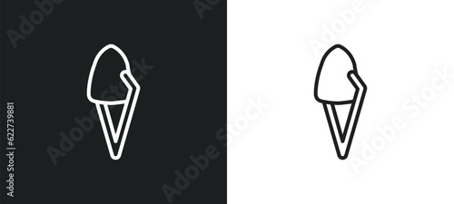 dental veneer outline icon in white and black colors. dental veneer flat vector icon from dentist collection for web, mobile apps and ui.