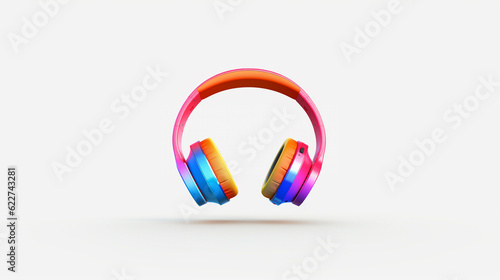 Headphones music colorful Bluetooth HD