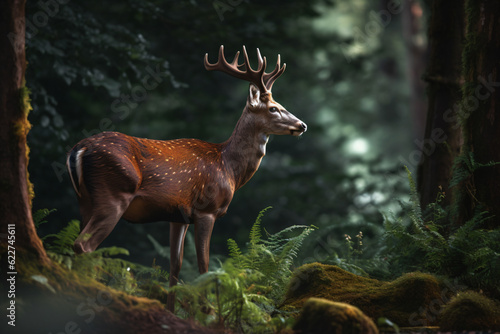 close-up photo of a deer