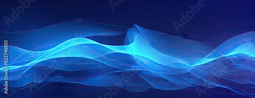 blue abstract digital background data Generative AI © SKIMP Art