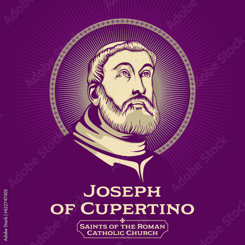 Catholic Saints. Joseph of Cupertino (1603-1663) was an Italian Conventual Franciscan friar who is honored as a Christian mystic and saint.