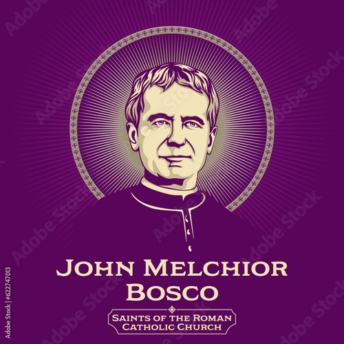 Catholic Saints. John Melchior Bosco (1815-1888) popularly known as Don Bosco, was an Italian Catholic priest, educator, writer and saint of the 19th century.