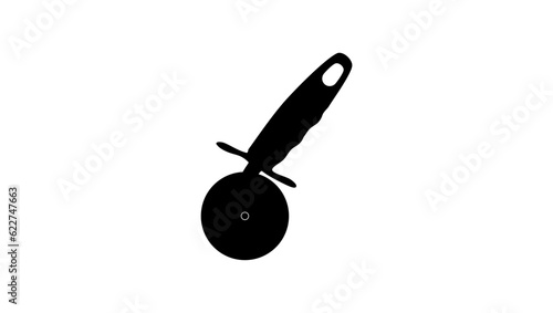 Pizza Cutter silhouette