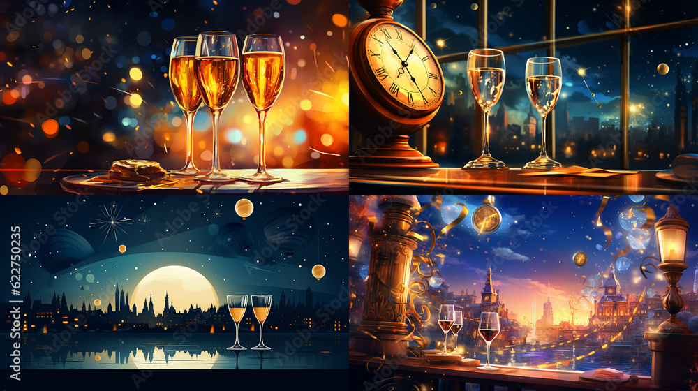 Obraz premium christmas tree lights