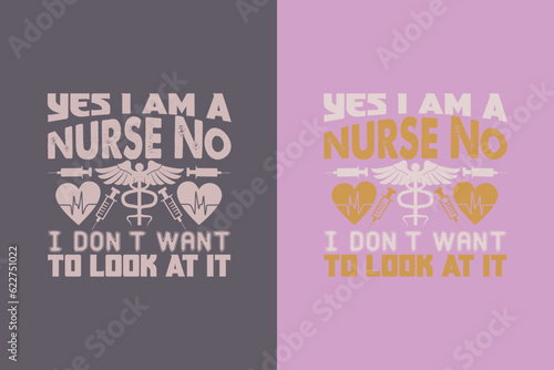 Yes I Am A Nurse No I Don T Want To Look At It, Nurse Heart Shirt, Half Leopard Nurse, Nurse Lover, Nurse Shirt EPS JPG PNG for Nurses, Nursing Life