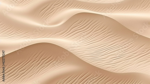 Seamless white sandy beach or desert sand dunes tileable texture. Generative Ai © Mukhlesur