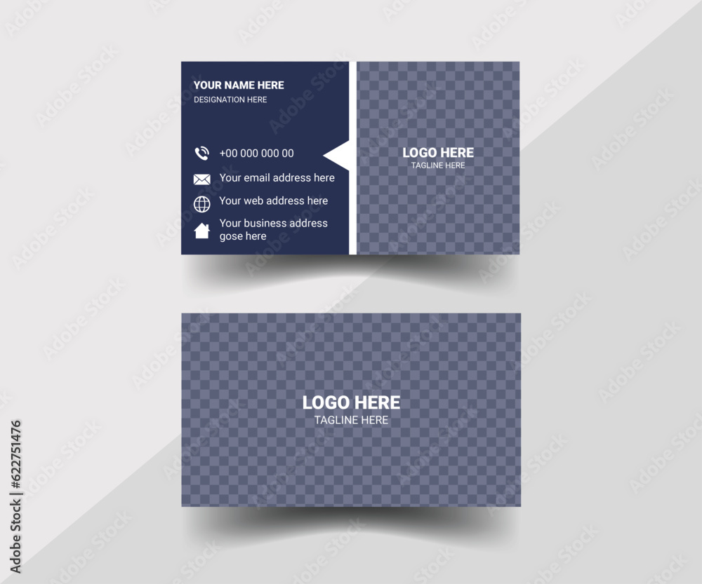 Creative business card design template 