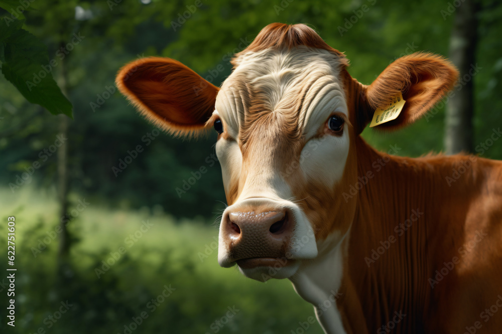 close-up photo of a cows