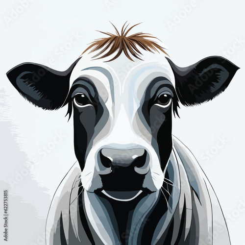 portrait of a cow