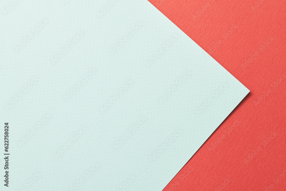 Rough kraft paper background, paper texture mint red colors. Mockup with copy space for text Rough kraft paper background, paper texture mint red colors. Mockup with copy space for text