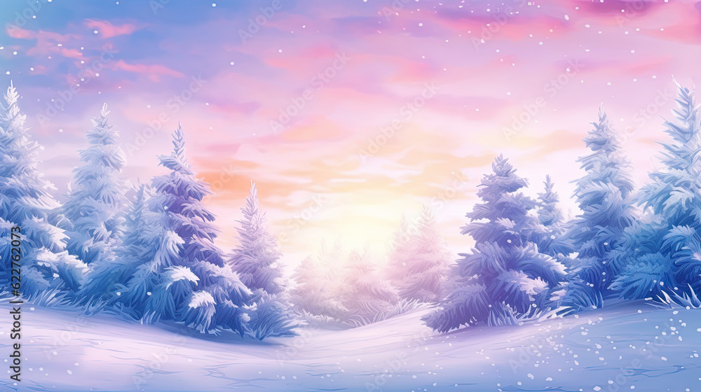 Winter landscape snowdrift , winter view, snowy landscape Winter landscape snowdrift , winter view, snowy landscape