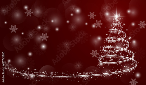 Red christmas baskground