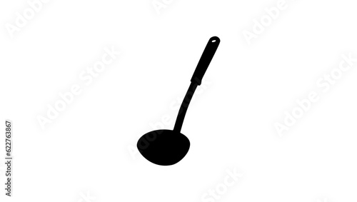 kitchen soup ladle silhouette
