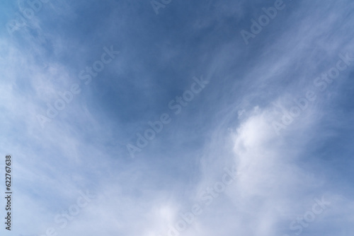 .blue sky background with many clouds. Panorama