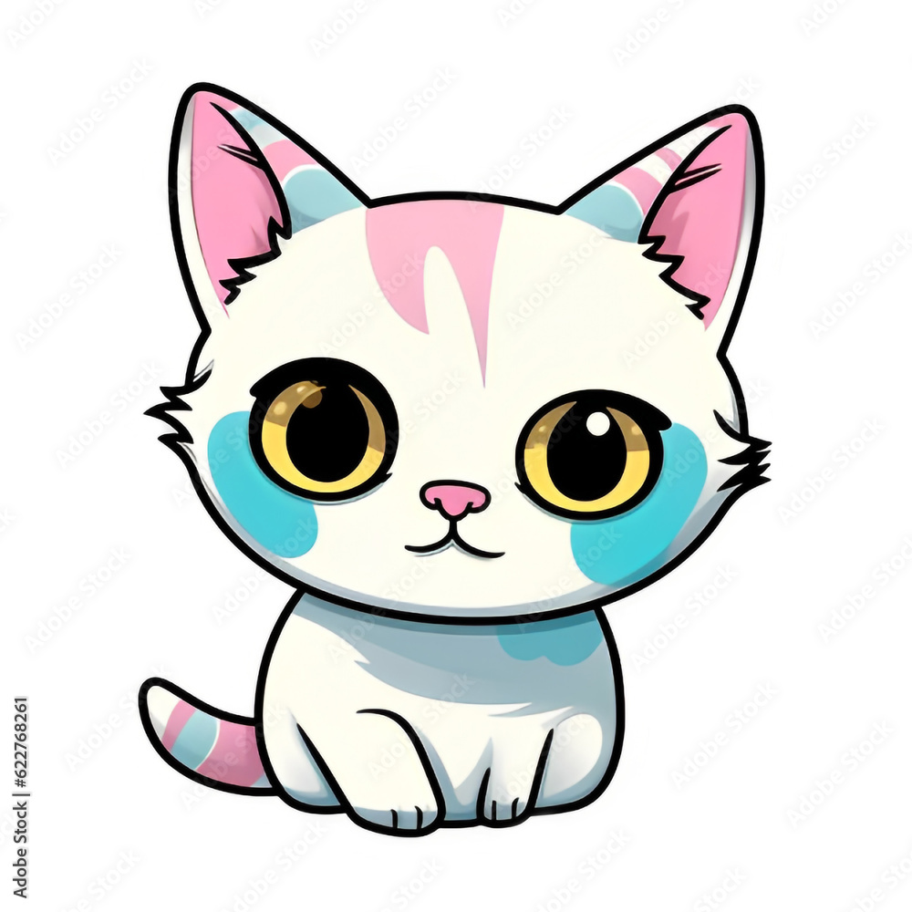 Kawaii Cat Funny and Cute Kawaii Cat Funny and Cute