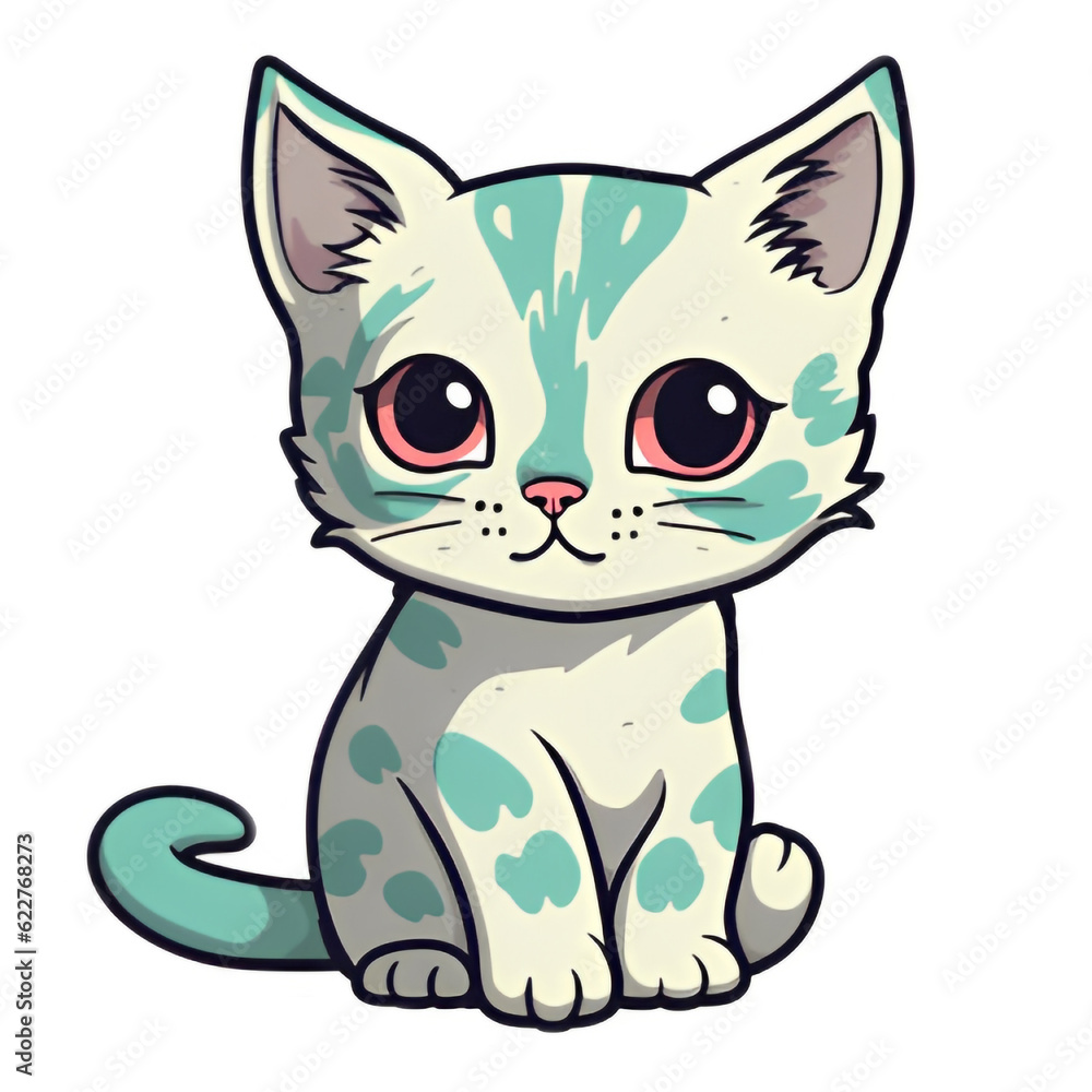 Kawaii Cat Funny and Cute Kawaii Cat Funny and Cute