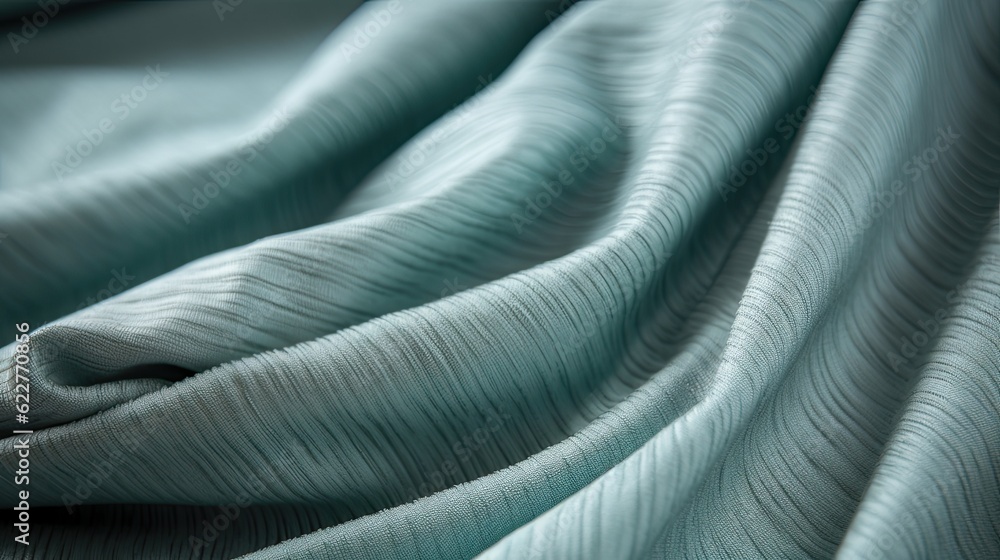 custom made wallpaper toronto digitalLight green cloth texture with folds and space for text