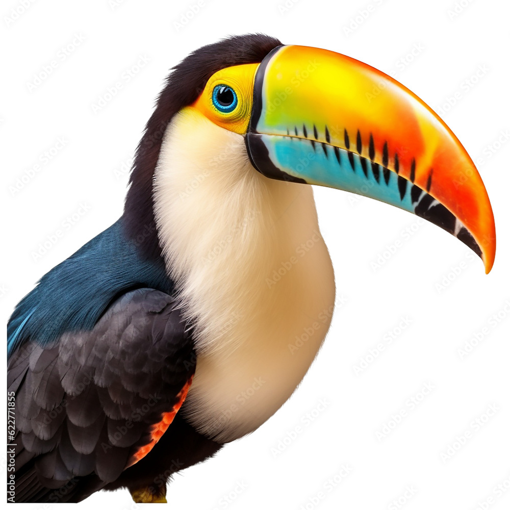 toucan face shot isolated on transparent background cutout toucan face shot isolated on transparent background cutout