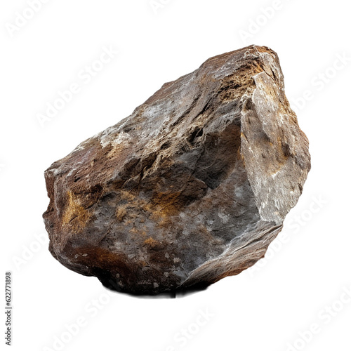 rock stone boulder mountain clay ore nature earth transparent background cutout