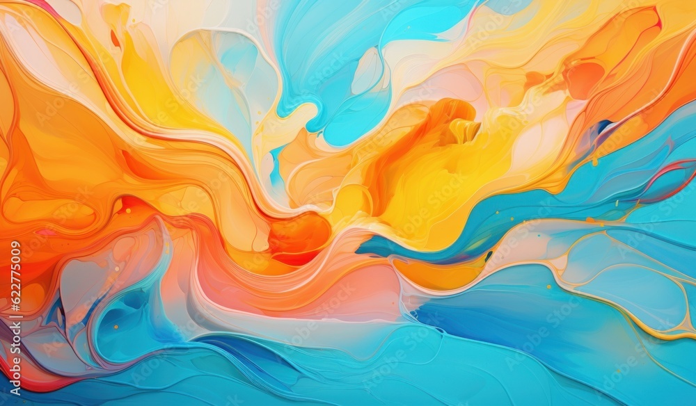 Abstract liquid background