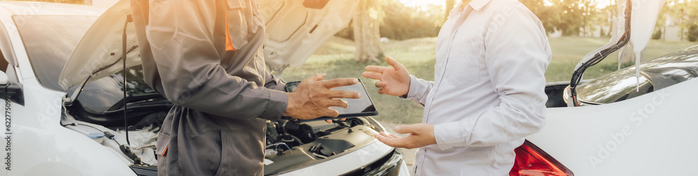 mechanic checking engine security testing tools before customers travel far mechanic checking engine security testing tools before customers travel far