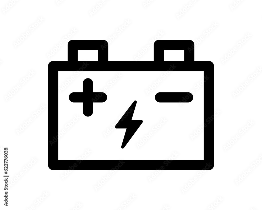 Fototapeta premium Car battery icon