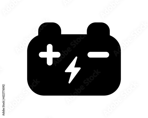 Car battery icon photo