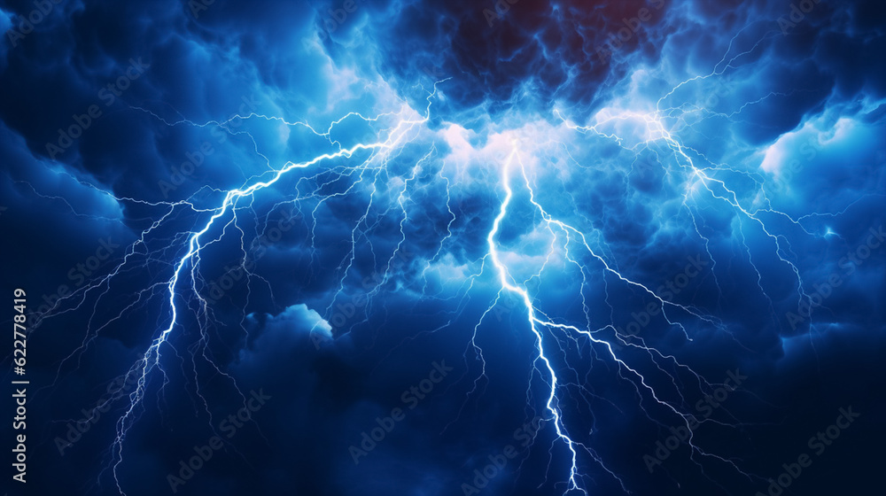 photo of sky with cloud and lightning, generative ai photo of sky with cloud and lightning, generative ai
