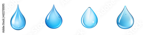 Water Drop clipart collection, vector, icons isolated on transparent background