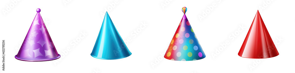 Party Hat clipart collection, vector, icons isolated on transparent background Party Hat clipart collection, vector, icons isolated on transparent background