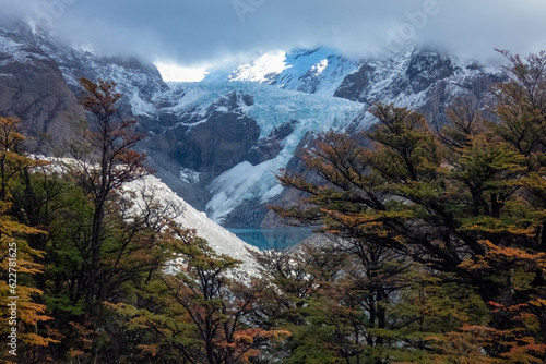 Glaciar Piedras Blancas en el Chalten , sur patagonico © HECTORRICARDO