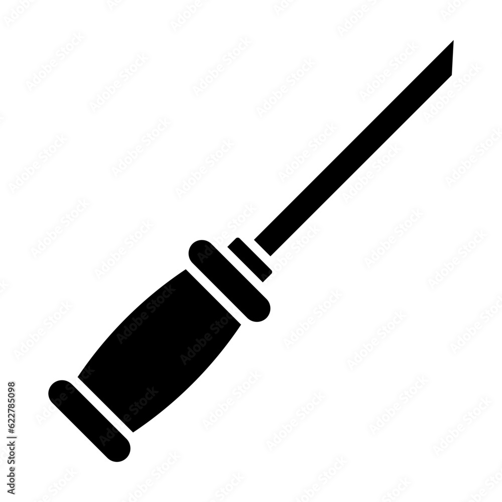Bradawl Glyph Icon Bradawl Glyph Icon
