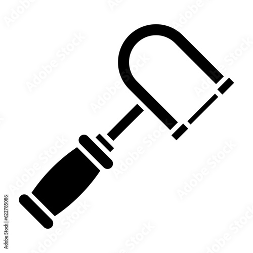 Fretsaw Glyph Icon