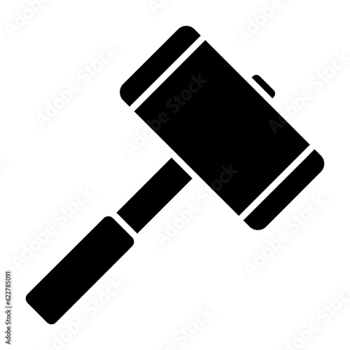 Sledgehammer Glyph Icon
