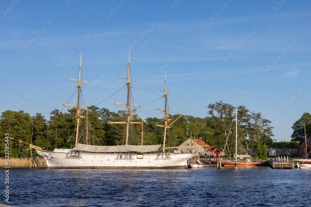 Veteran boats in Fredrikstad harbor (Glomma) Norway Veteran boats in Fredrikstad harbor (Glomma) Norway