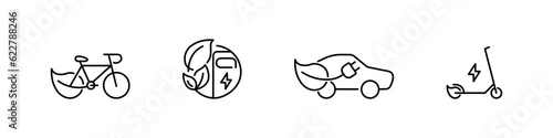 Graphic design icons in line style. Creative set, c, mouse, pencil, tools
