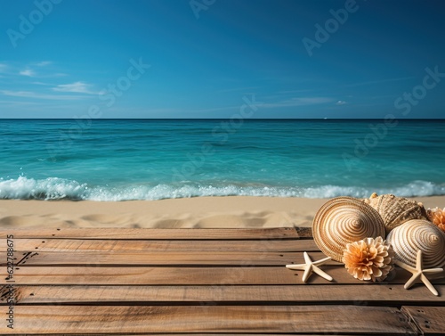 Summer beach holidays backg...