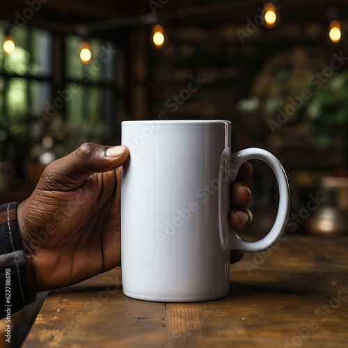 White customizable mug, gen...