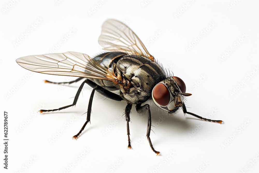 fly on a white background fly on a white background
