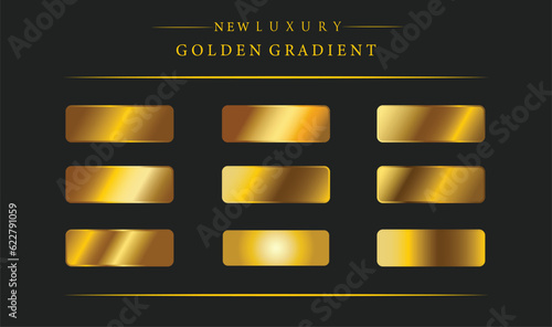 Big set of Luxury Gold Gradients (ID: 622791059)